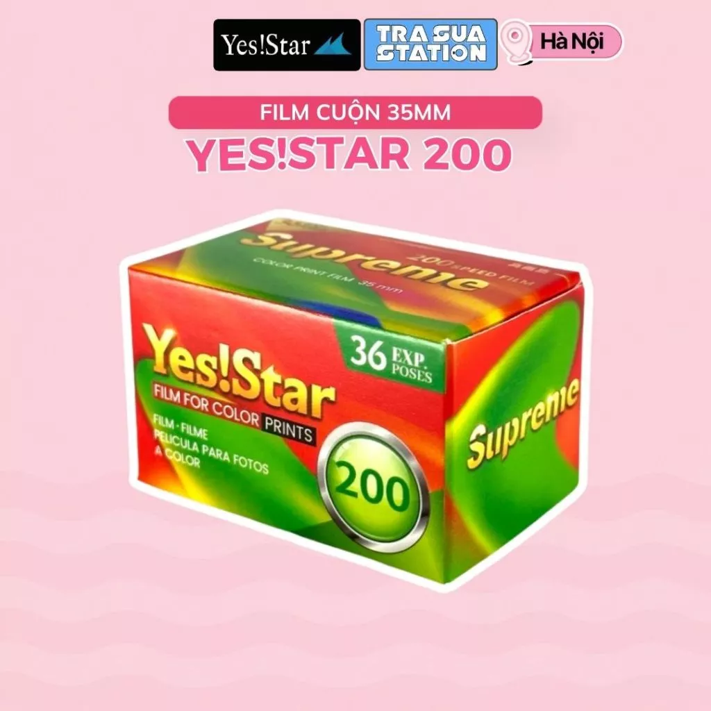 Film Máy Ảnh Yes!star 200 – Film cuộn 35mm, Dễ Chụp Cho Người Mới