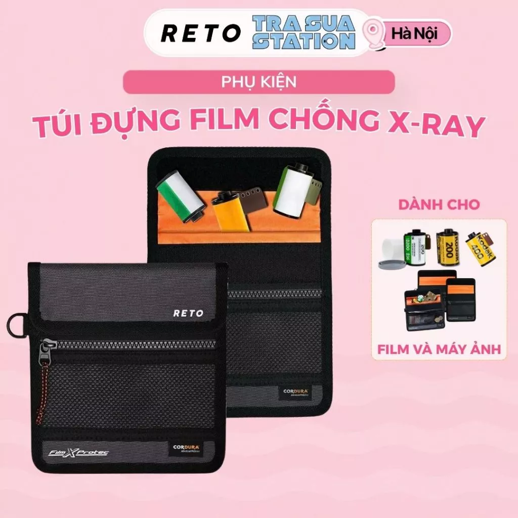 Túi đựng Máy ảnh và film RETO Film X-Protect – Chống tia X, chống nước, bảo vệ film an toàn khi di chuyển