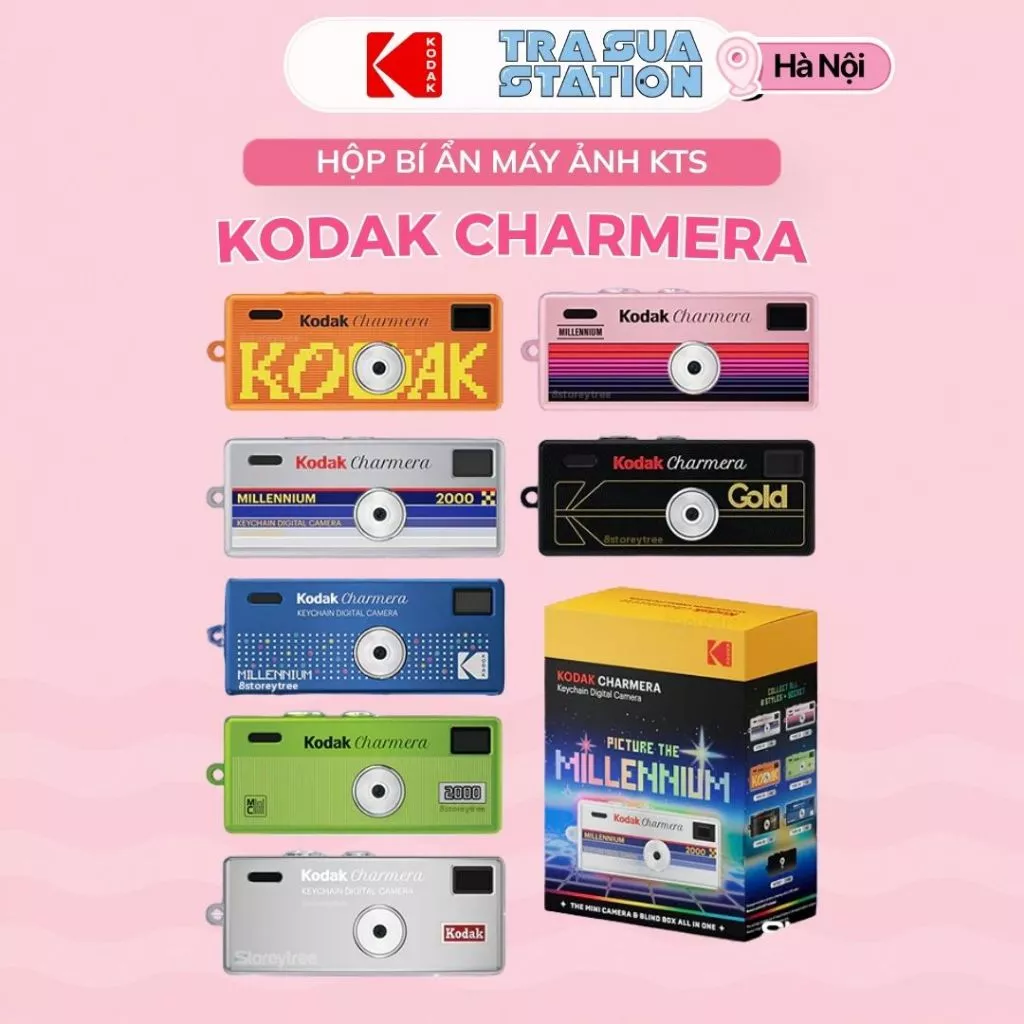 Máy Ảnh Kodak Charmera Blindbox Chính Hãng – Mẫu ẩn, Chưa bao gồm thẻ nhớ
