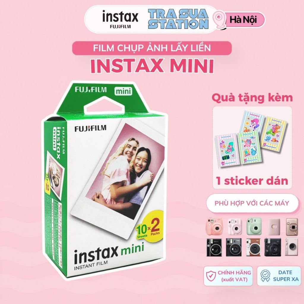 FILM INSTAX MINI date TẬN CHÂN TRỜI phim viền cho Máy ảnh lấy ngay Instax…