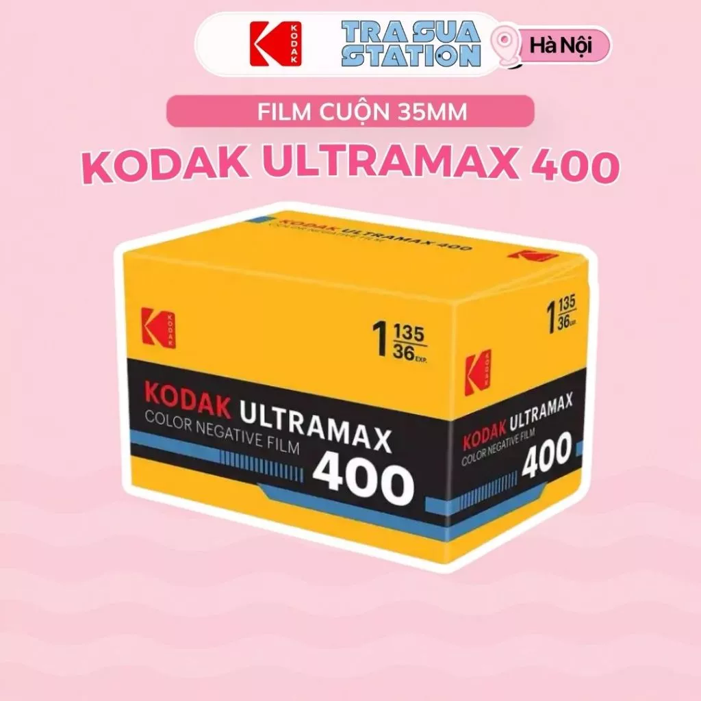 KODAK ULTRAMAX 400 - 36exp Date xa - Film 35mm hộp lẻ 1 cuộn Film