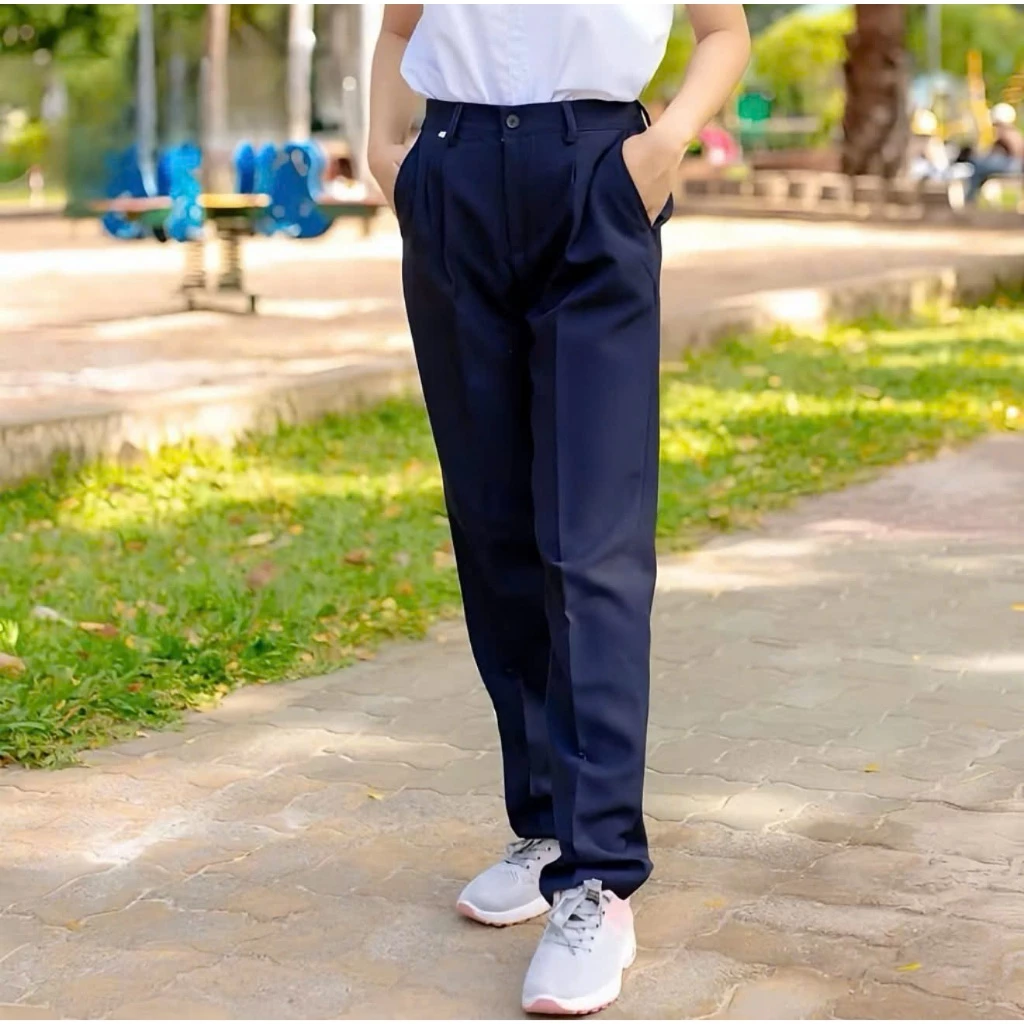 Giá Xưởng - Quần Tây ,Quần Âu Học Sinh Đi Học Quần dài Xanh, Đen Cho Nam Nữ Tuổi học sinh