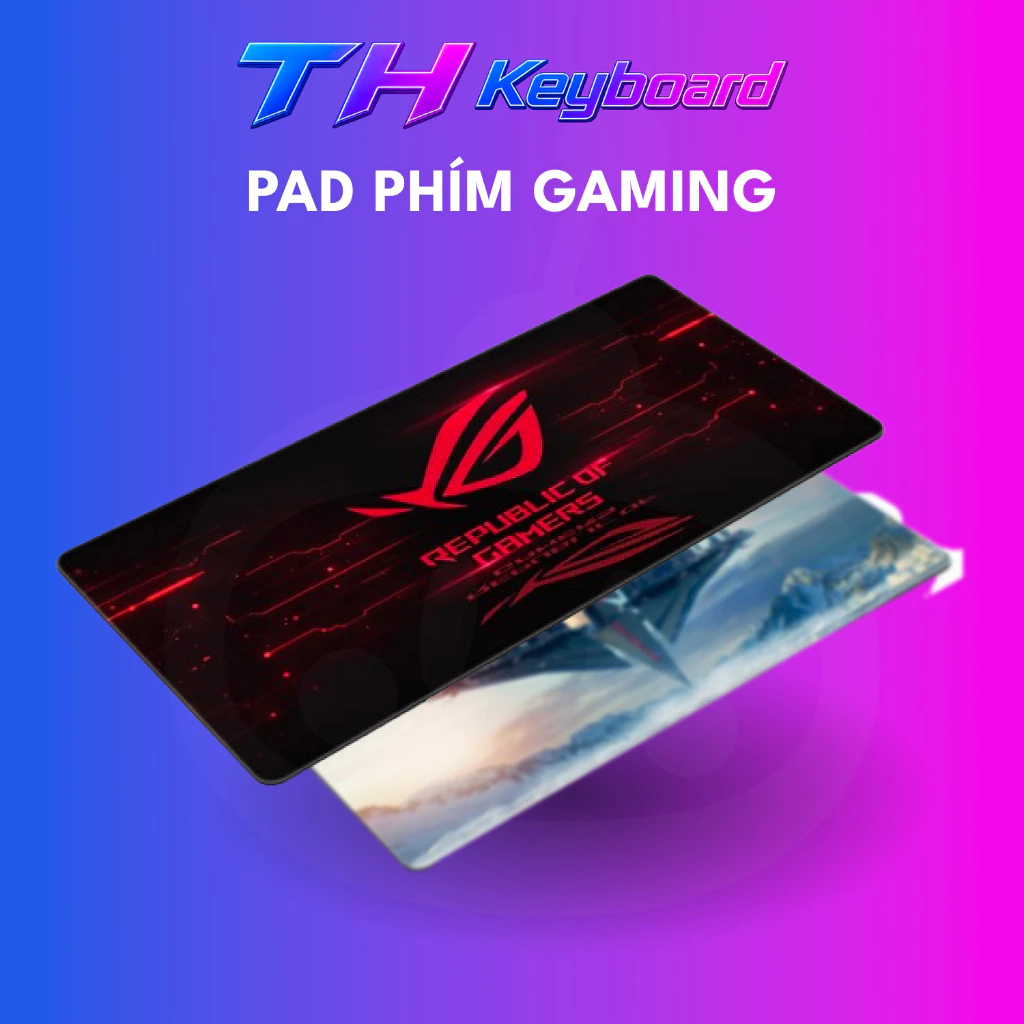 Pad bàn phím Gaming nhiều hình cực đẹp kích thước 30x80x2 mm THKeyboard
