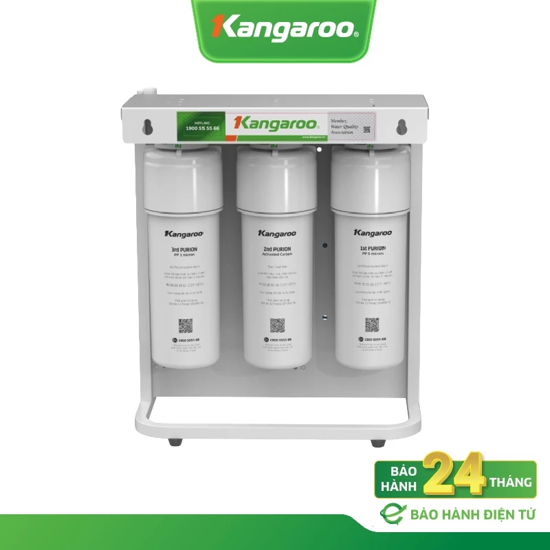 [LẮP ĐẶT 0Đ HN] Máy lọc nước Kangaroo 10 lõi Hydrogen KG10K8H1 lắp tủ bếp - Model 2026