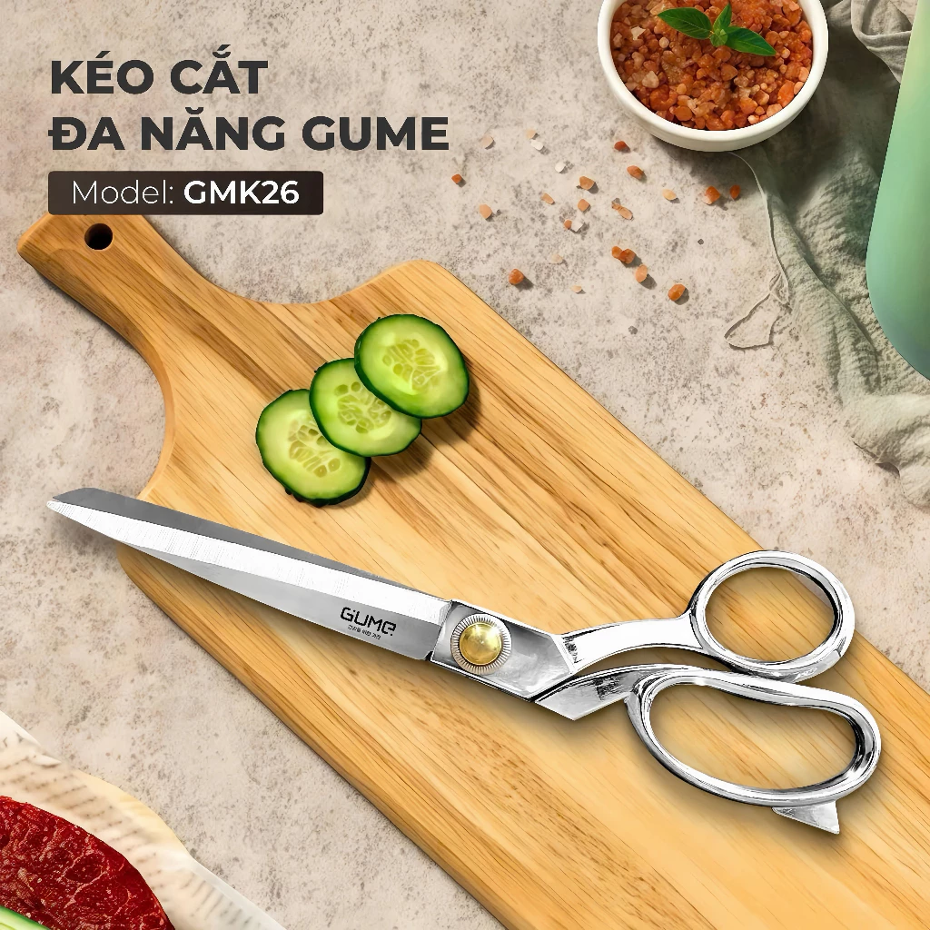 KÉO CẮT ĐA NĂNG GUME GMK26 – MỘT CHIẾC KÉO, NHIỀU CÔNG DỤNG
