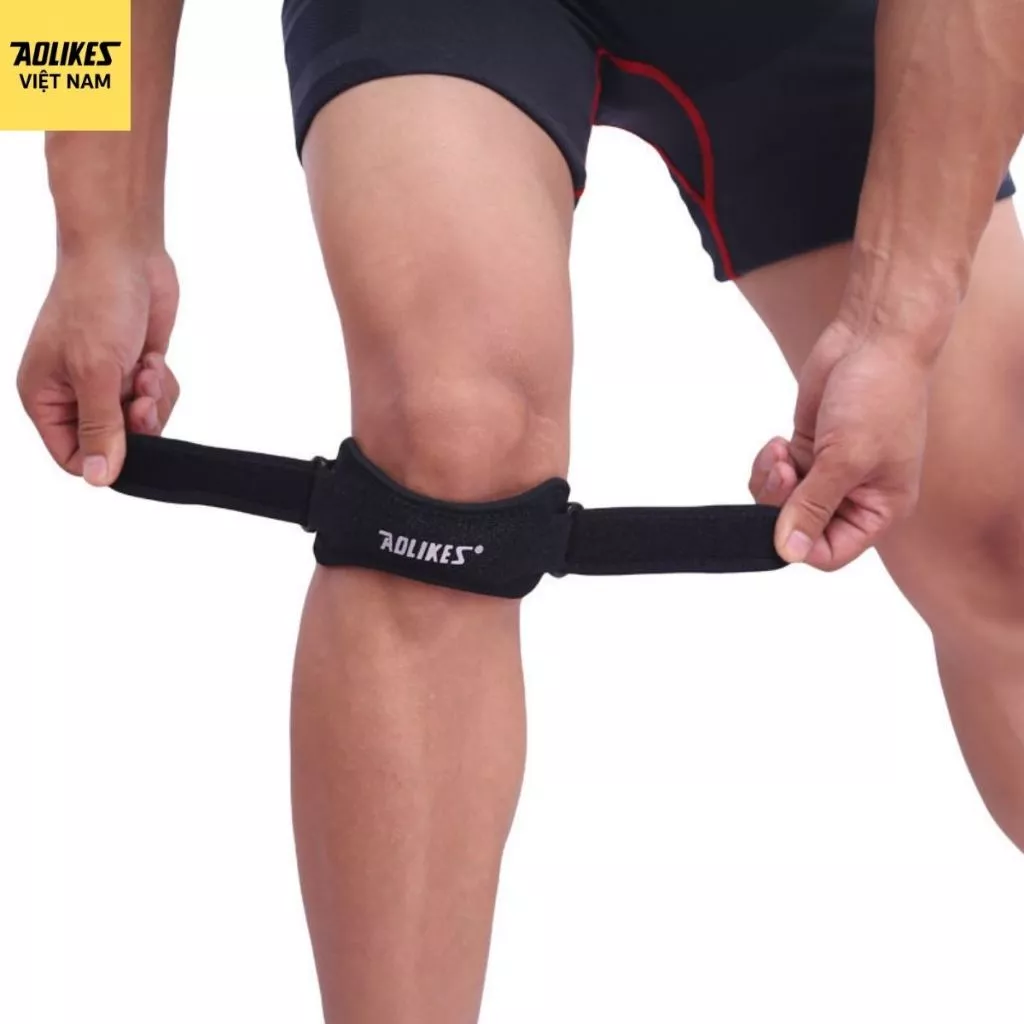 Đai Bảo Vệ Gối Aolikes 7919 Chống Trượt, Hỗ Trợ Khớp Gối, Bảo Vệ Xương Bánh Chè, Giảm Chấn Thương Khi Chơi Thể Thao