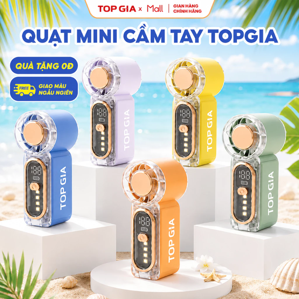 [ QUÀ TẶNG ] QUẠT CẦM TAY MINI ĐA MÀU_F0854