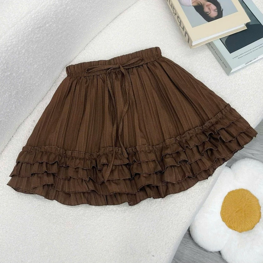 Váy Bigsize Nữ Ngắn Dáng Xòe Bèo Tầng, Lưng Thun Co Giãn, Dễ Phối Đồ Mặc Đi Chơi Đi Làm 50-92kg CV425