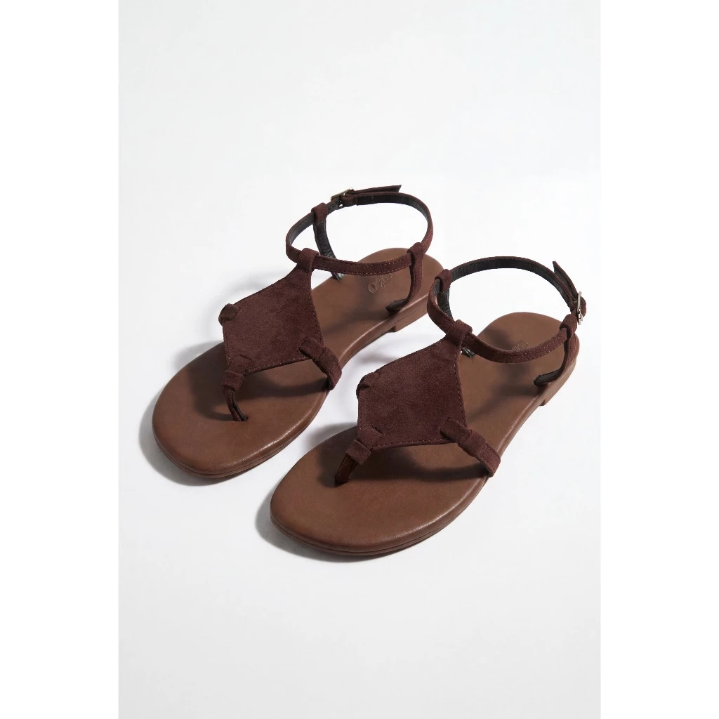 Giày sandal OLV quai mảnh thanh lịch Strappy Flat Sandals phù hợp đi làm đi chơi