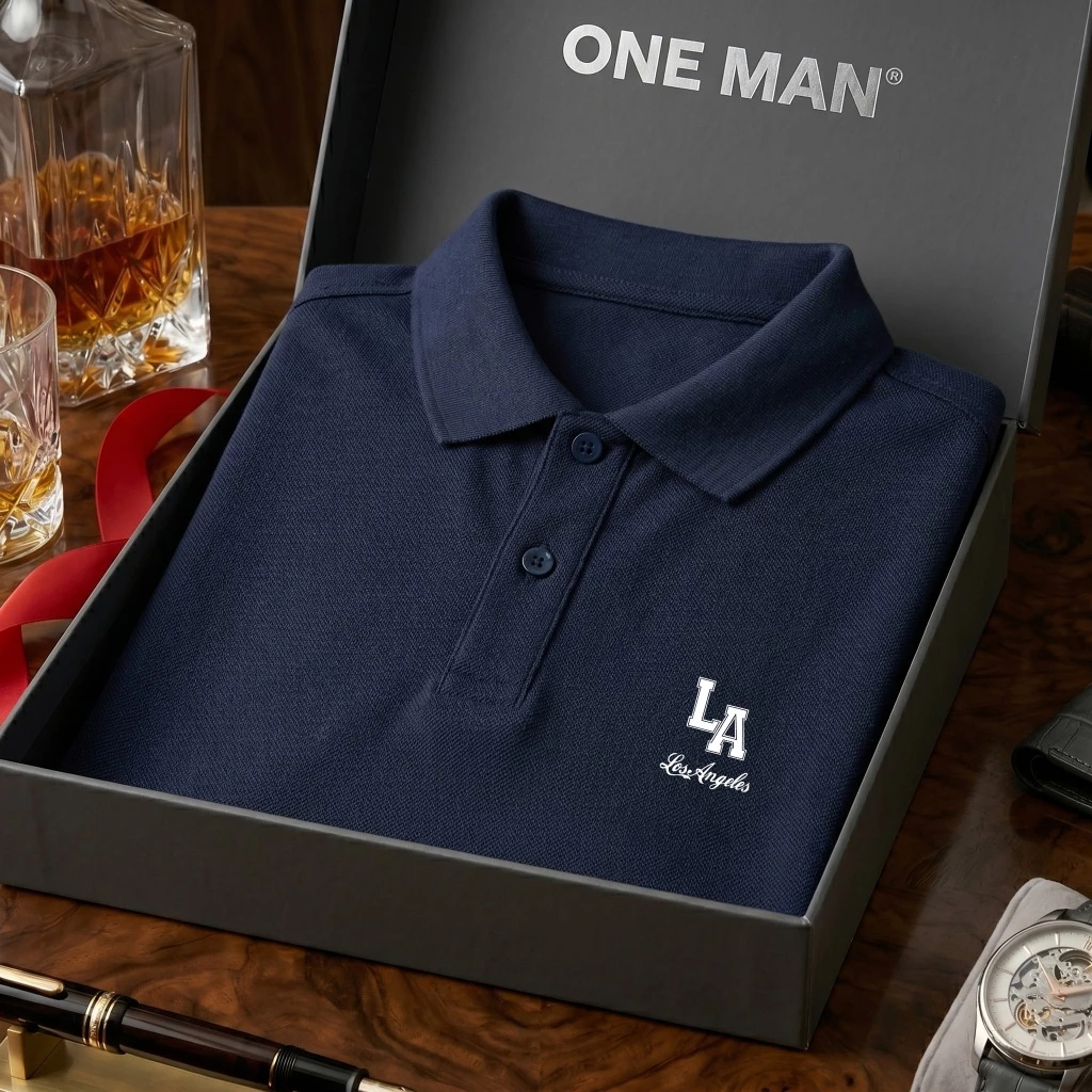 Áo polo nam ONE MAN [Tặng kèm hộp] ngắn tay, chất liệu cotton thoáng mát, co giãn nhẹ, kiểu dáng basic, lịch lãm PL169