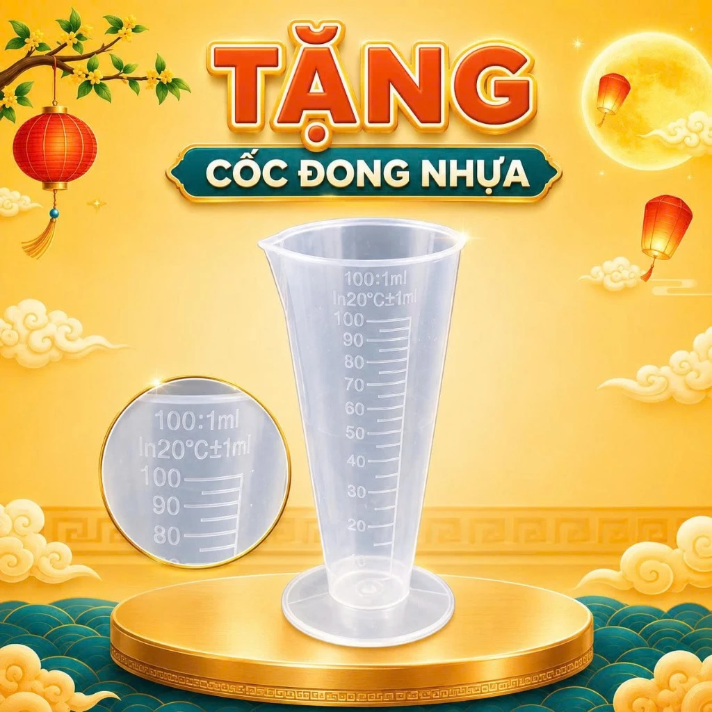 CỐC ĐONG NHỰA 100ML [QUÀ TẶNG LIVE] - 6SFOOD