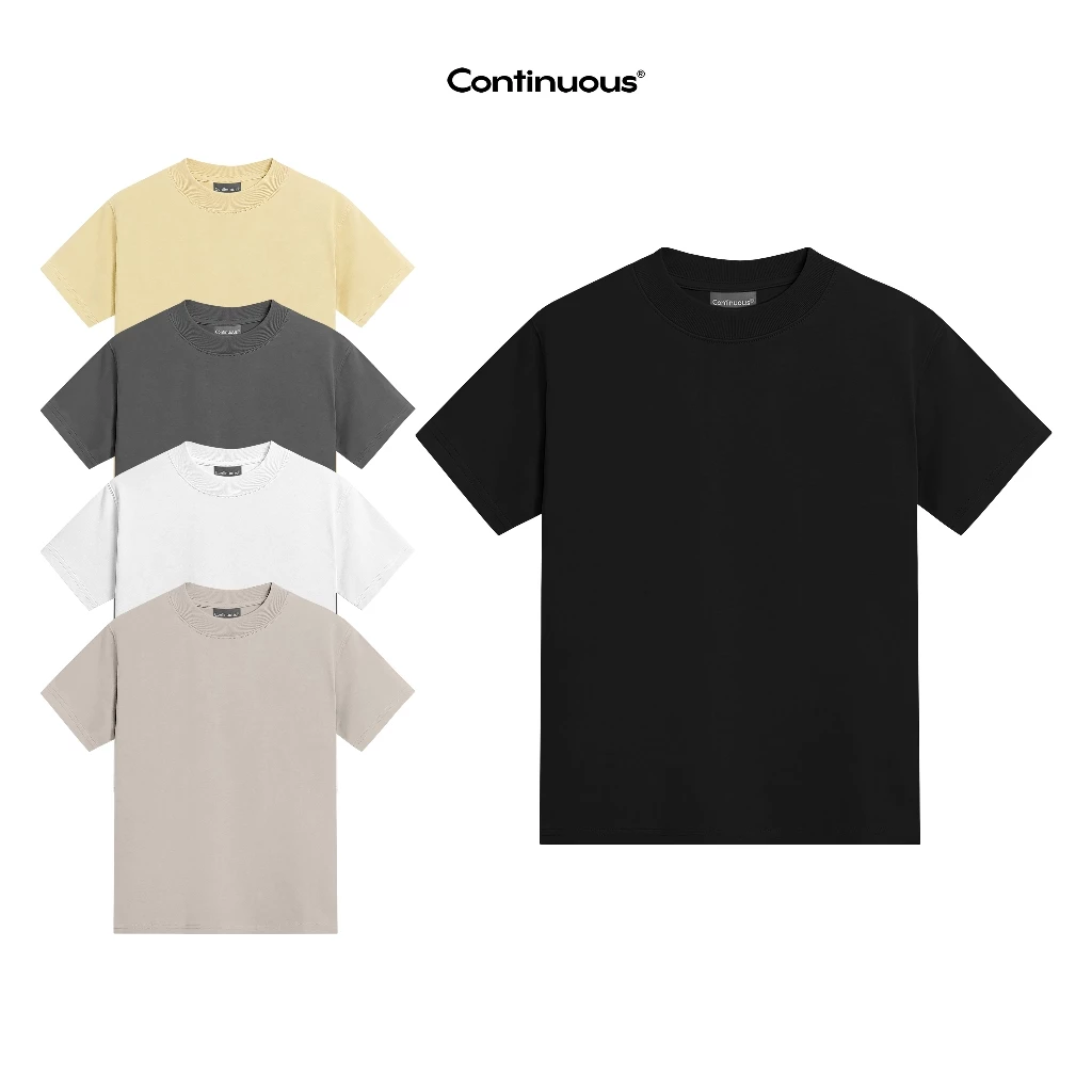 Áo Thun Basic Trơn Baby Tee Cotton CONTINUOUS