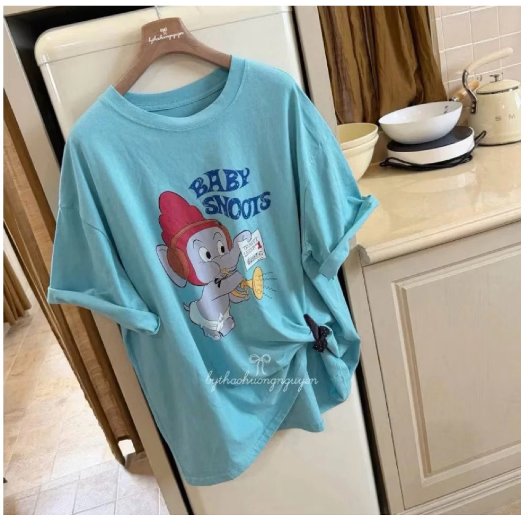Áo Thun Baby Snoots, Hình In Dày Dặn Sắc Vải Đẹp Mềm Mịn, Dày Dặn cotton Vải 100% Thoáng Mát
