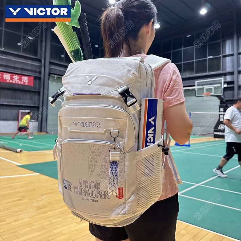 Balo Victorr Da PU Chống Nước Cao Cấp Màu Đen- Trắng