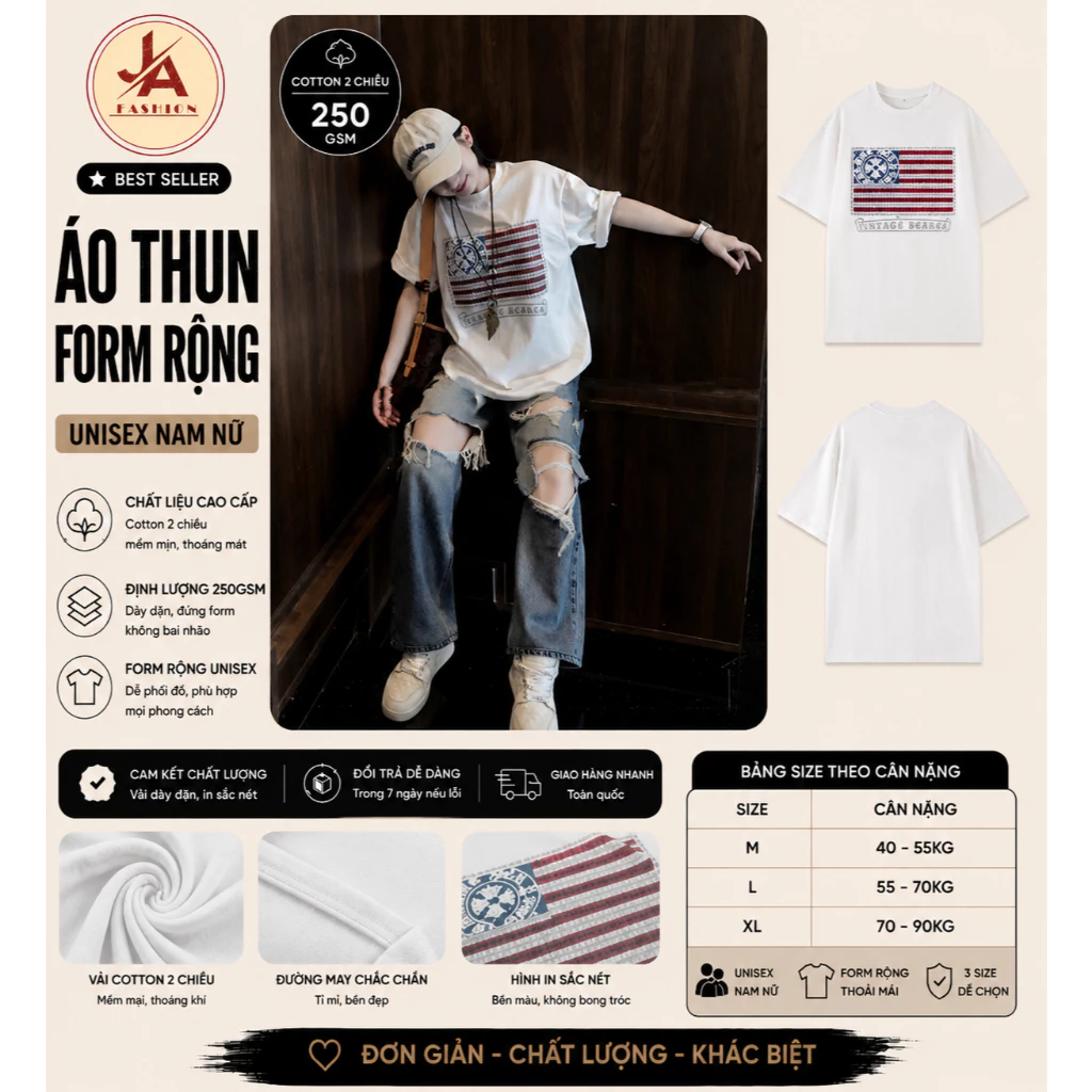 Áo thun  form rộng Nam Nữ Ch-rome Hớt Cực Xinh Chất Cotton  cao cấp Mềm Mịn