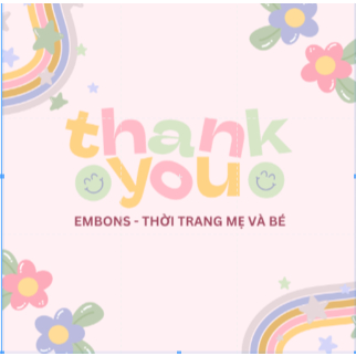Thiệp cảm ơn cho bé, áo của bé