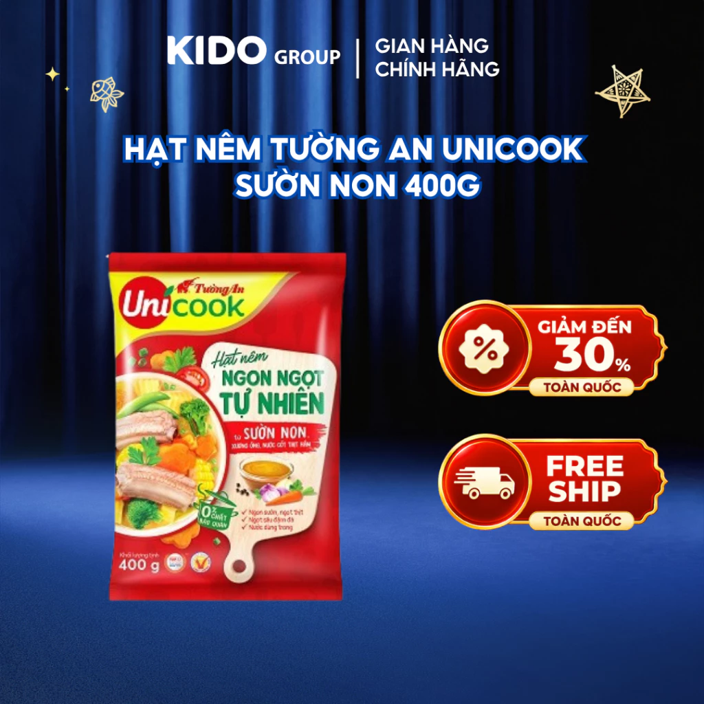 Hạt Nêm Tường An Unicook Sườn Non 400g