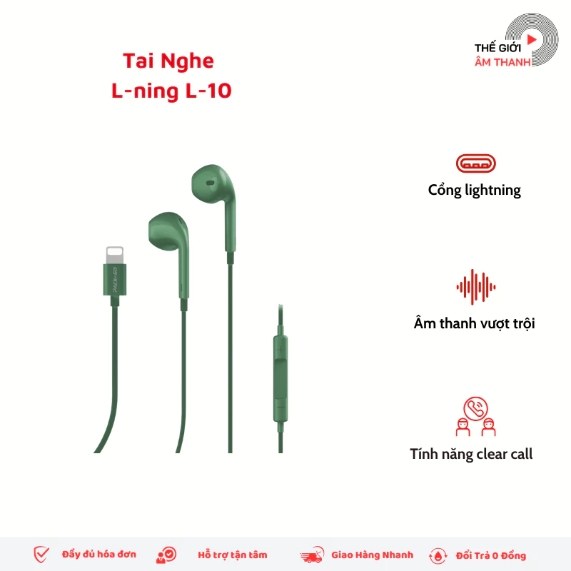 Tai nghe dây L-10 - THẾ GIỚI ÂM THANH