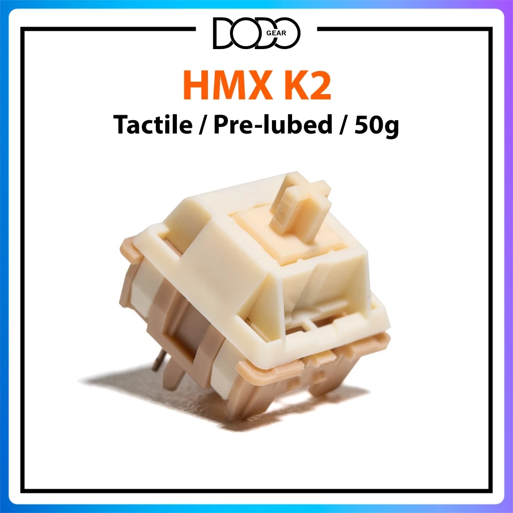 Switch HMX K2 5 PIN Tactile 50g công tắc bàn phím Switch HMX K2 DoDo Gear