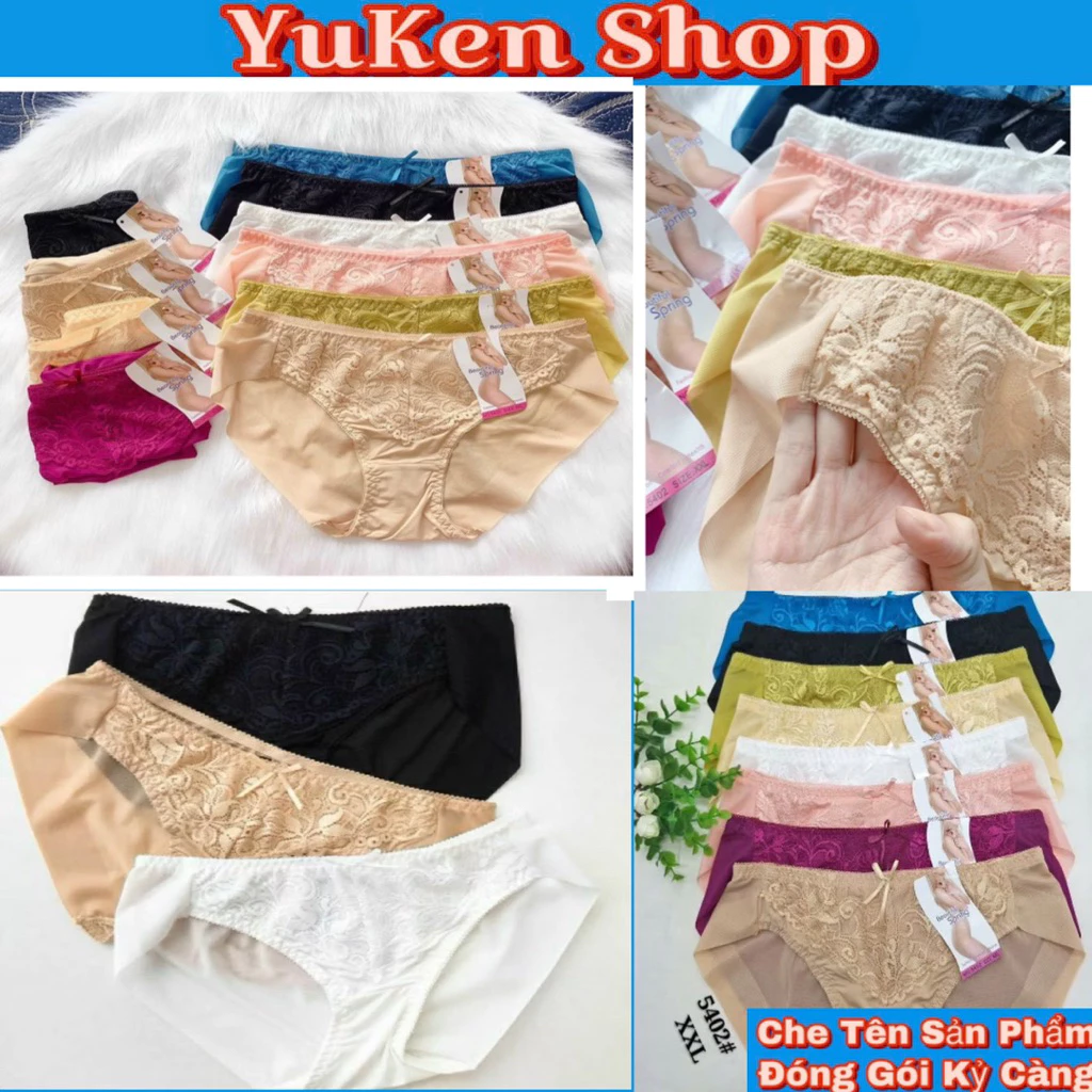 Q.5402-Quần Lót Nữ Thái Lan Không Đường May Viền Siêu Nhẹ Siêu Mát