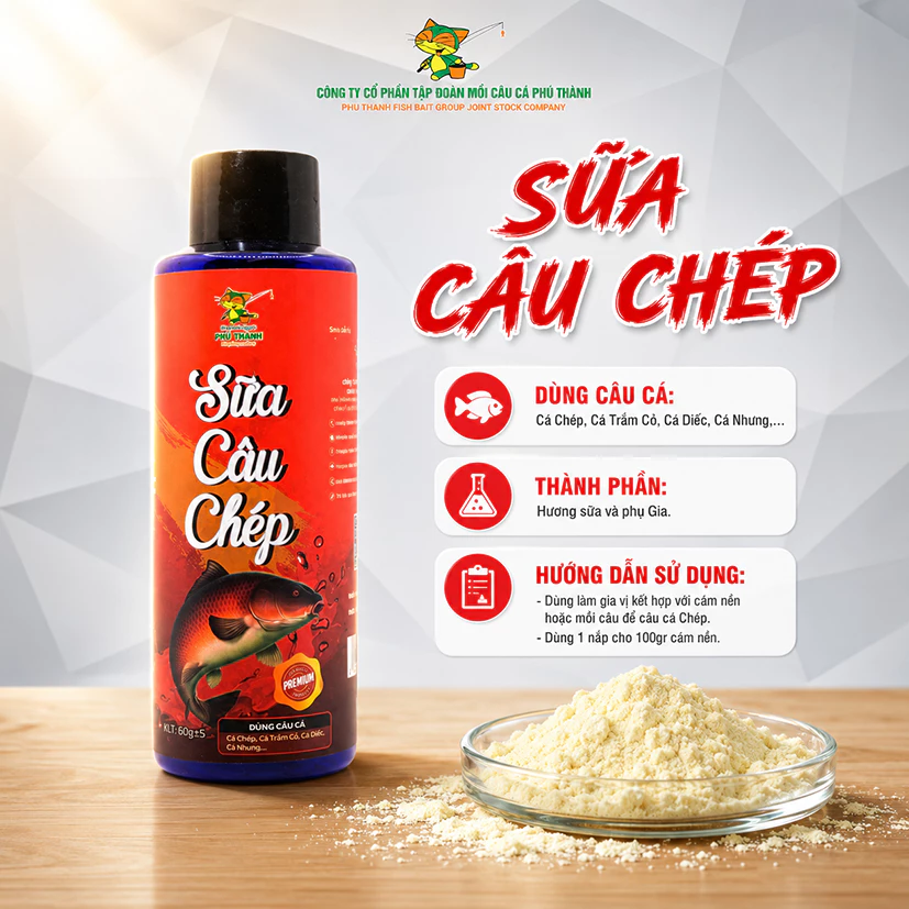 SỮA CÂU CÁ CHÉP - chính hãng Phú Thành (60g)