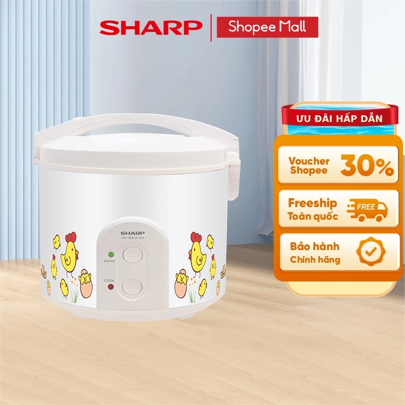 Nồi cơm điện nắp gài KS-183TJV-CH - Hàng chính hãng bảo hành 12T