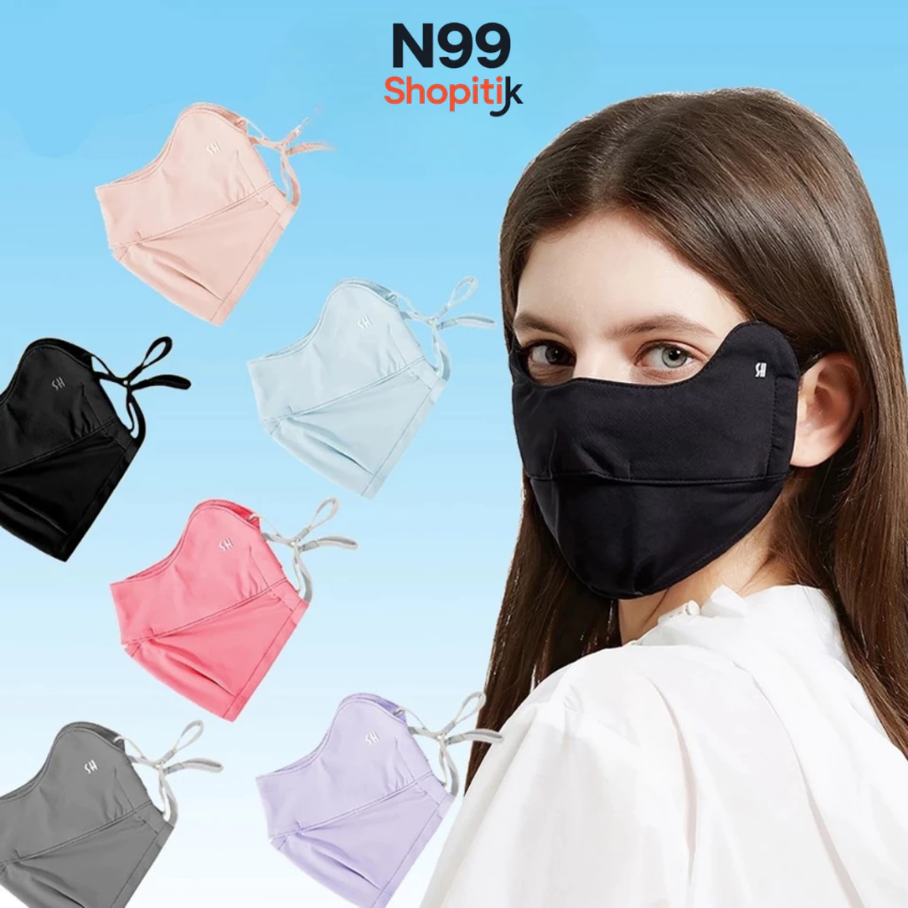 Khẩu trang chống nắng/ tia UV/ bụi bẩn thoáng khí tùy chỉnh tiện dụng cho nam và nữ - N99 Shop