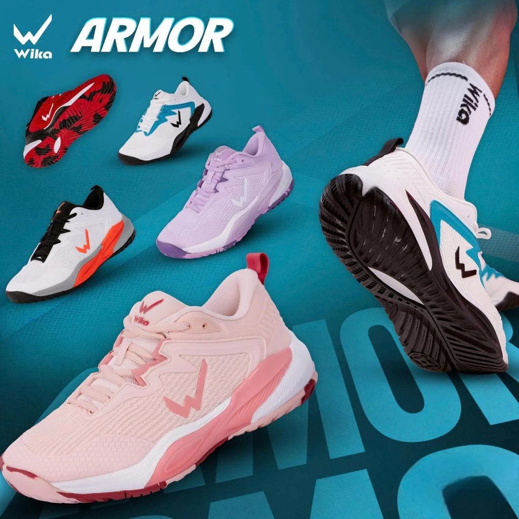 Giày Pickleball Wika Armor Chính Hãng Cao Cấp,Phong Cách Hiện Đại,Cải Tiến,Êm Ai