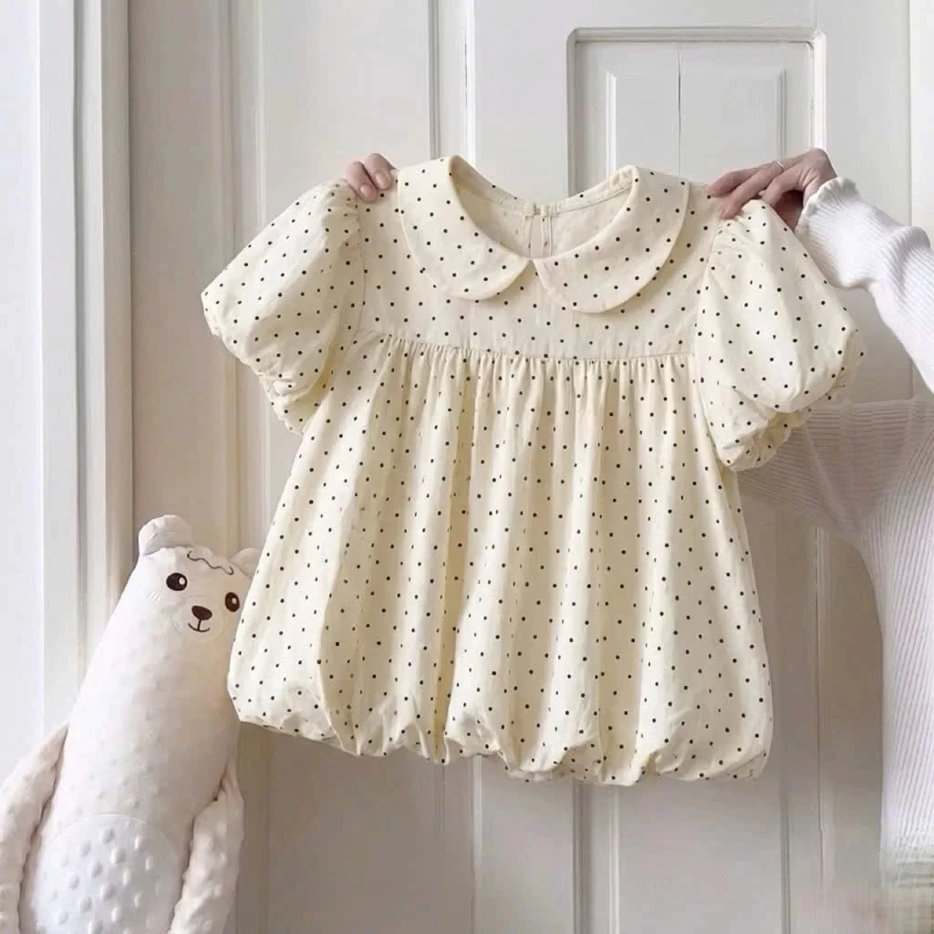 [Che Khuyết Điểm Bắp tay] Áo babydoll Nữ Dáng Bí Cổ Sen Dễ Thương, Áo Kiểu Nữ Tay Phồng Phong Cách Ulzzang MS148
