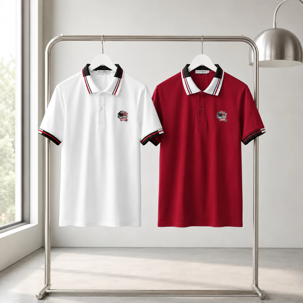 Áo Thun Polo Cổ Bẻ POCKER Tay Ngắn Vải Cá Sấu Lạnh Co Giãn 4 Chiều Mềm Mịn Chống Nhăn - TOMANO
