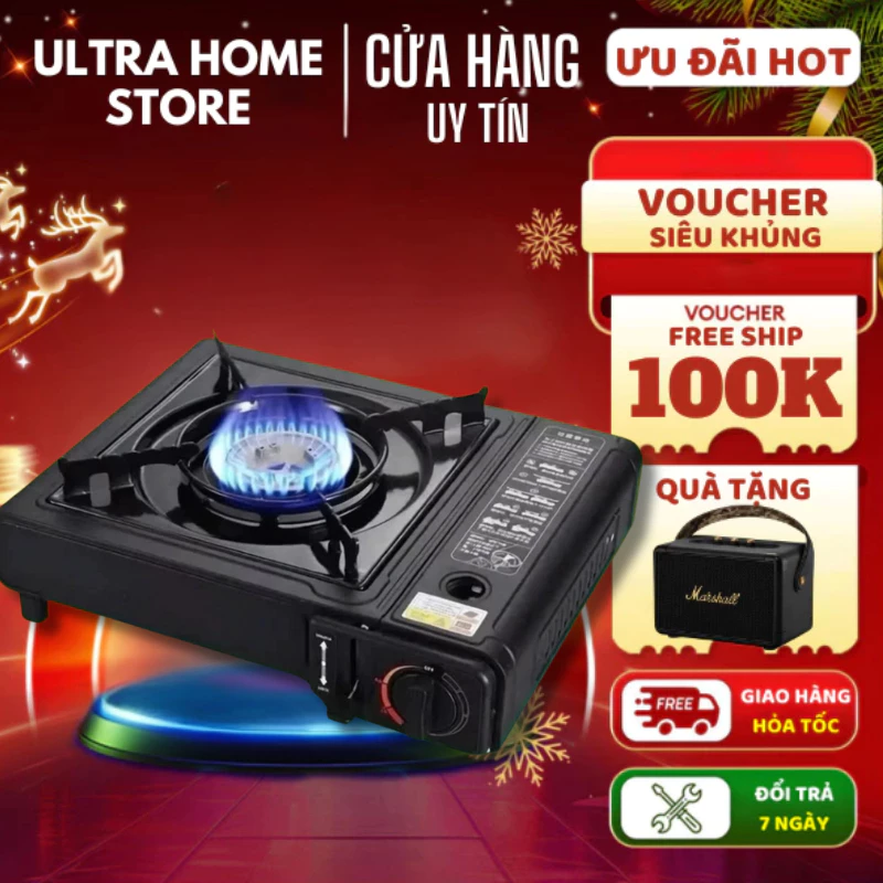 Bếp Gas Gấp Gọn Du Lịch Đa Năng Chịu Tải Trọng Tốt Cho Trải Nghiệm Nấu Ăn Cắm Trại