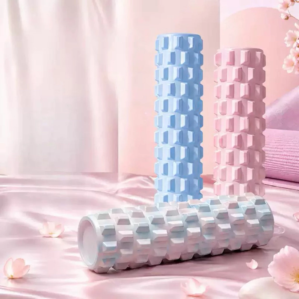 Con lăn Yoga Foam Roller Massage Cơ Thể Giãn Cơ , Gym ống trụ lăn xốp thể thao giãn