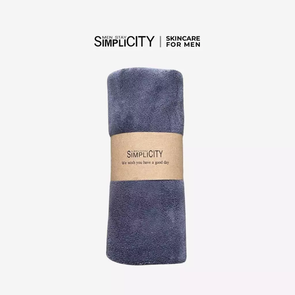 [QUÀ TẶNG KHÔNG BÁN] Khăn lau mặt khăn tắm cao cấp khăn tập gym nam Microfiber Men Stay Simplicity 35cm x 75cm