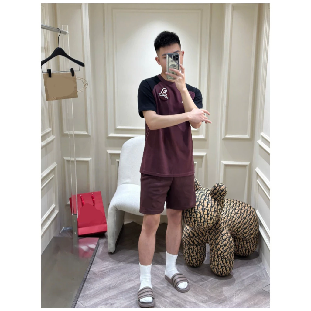 Bộ cộc thể thao chữ A  Đủ Mẫu Hot Chất cotton cao cấp thoáng mát độ hoàn thiện cao-bộ quần áo cộc nam nữ hot 2026