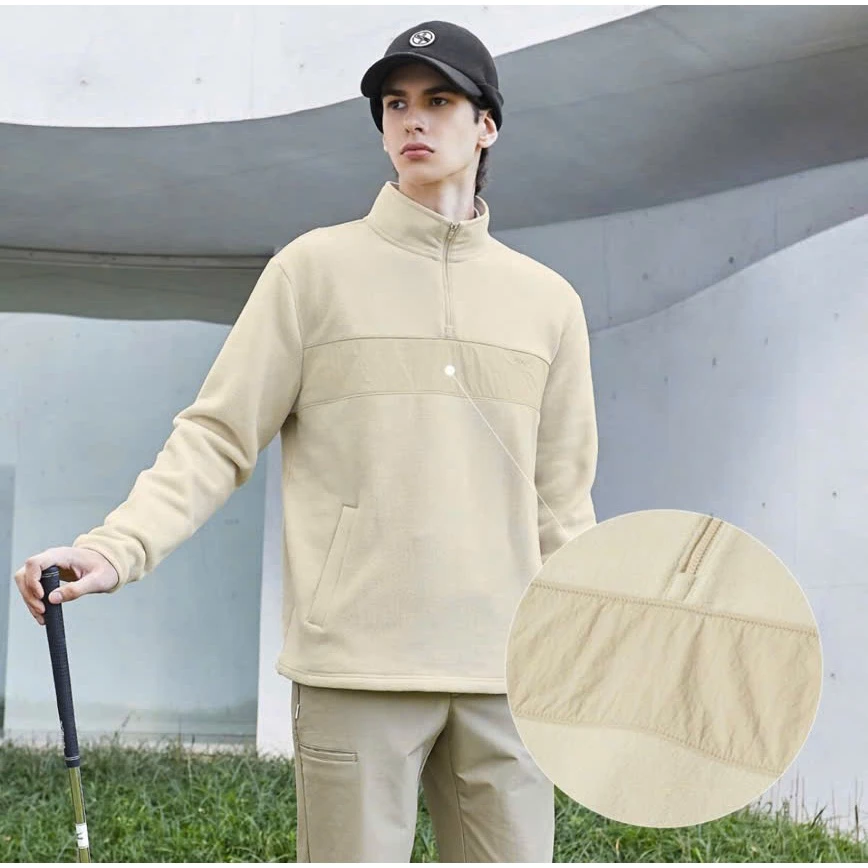 ÁO XEXYMIX FLEECE HALF ZIP DÒNG GOFL THỂ THAO CAO CẤP DÀNH CHO NAM