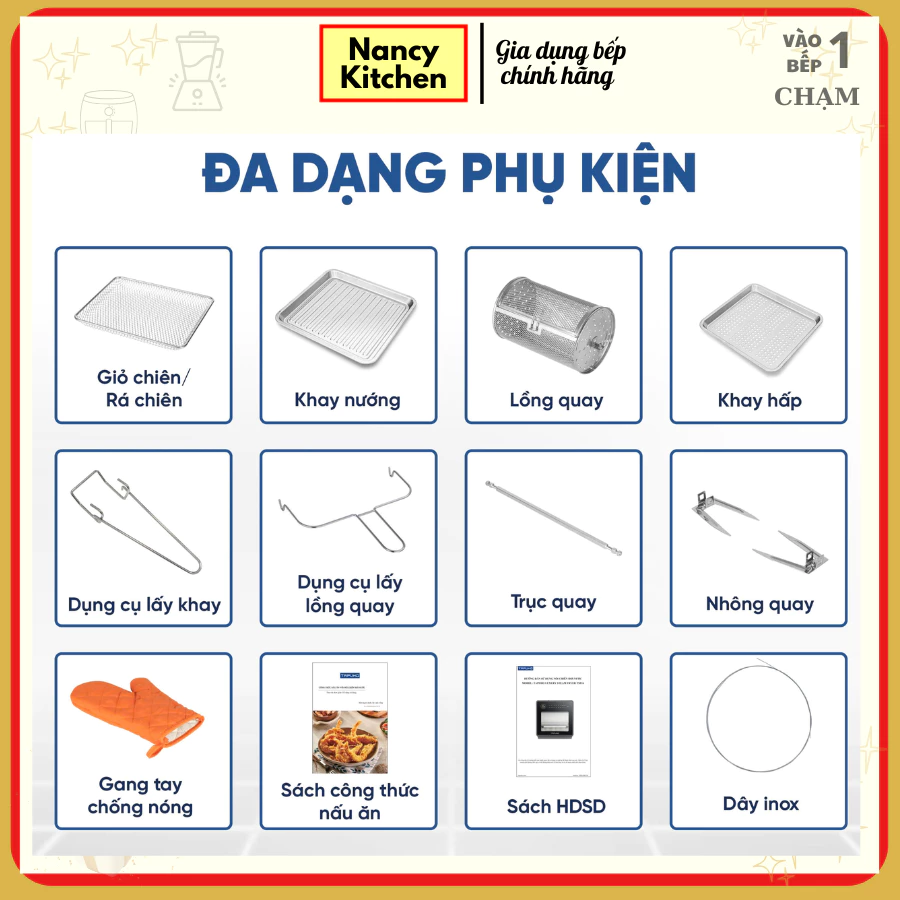 [Chính hãng] Tapuho (phụ kiện tặng kèm không bán khi mua Nồi chiên hơi nước Tapuho)