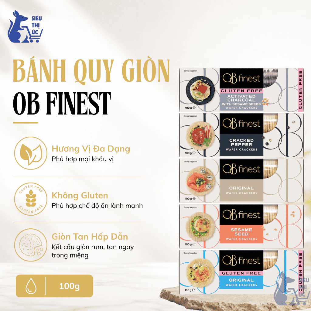 Bánh Quy Giòn OB Finest Nhiều Vị