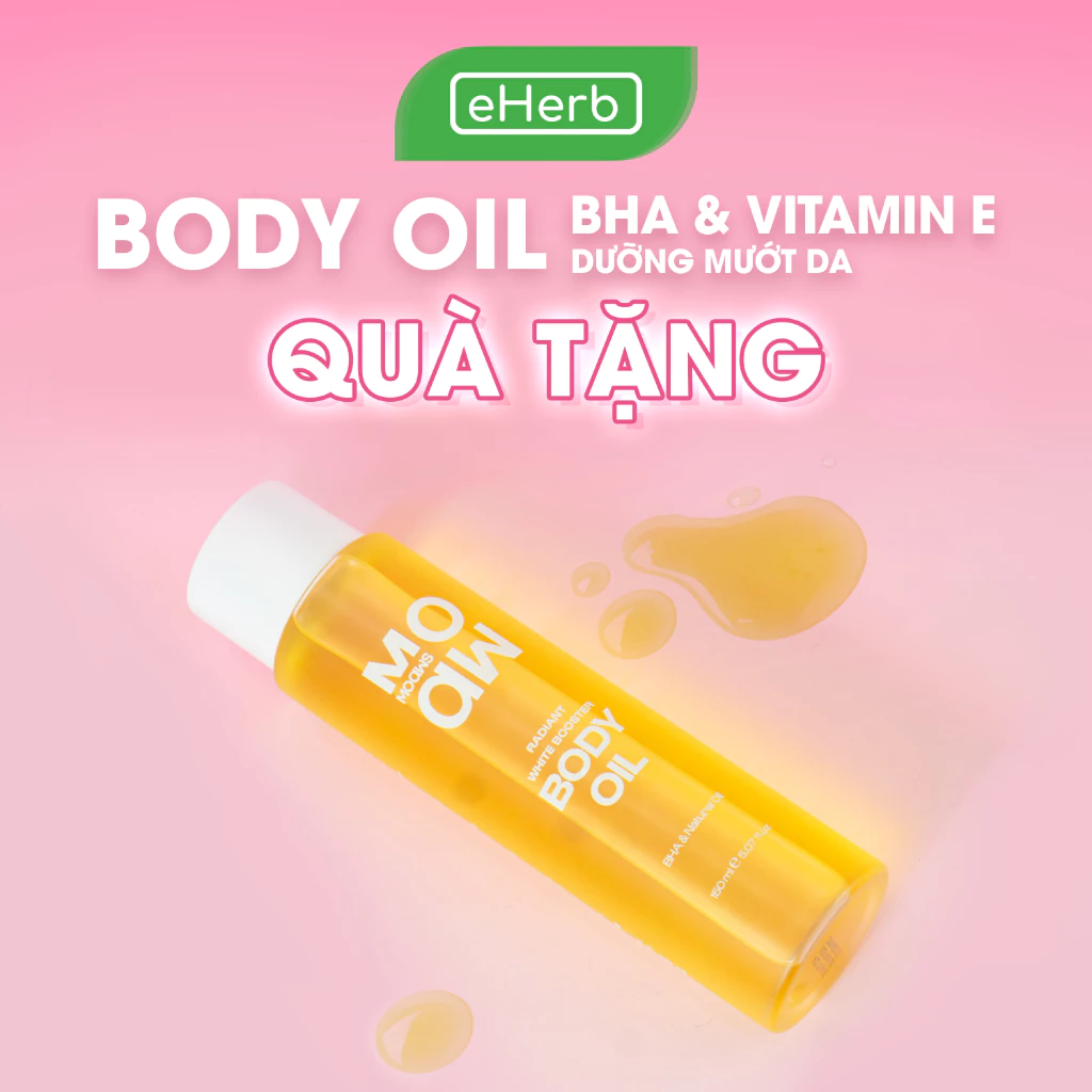 [GIFT - FBS] Body Oil MOAW MOAWS Hỗ Trợ Dưỡng Trắng Da Mềm Mượt Căng Bóng Khỏe