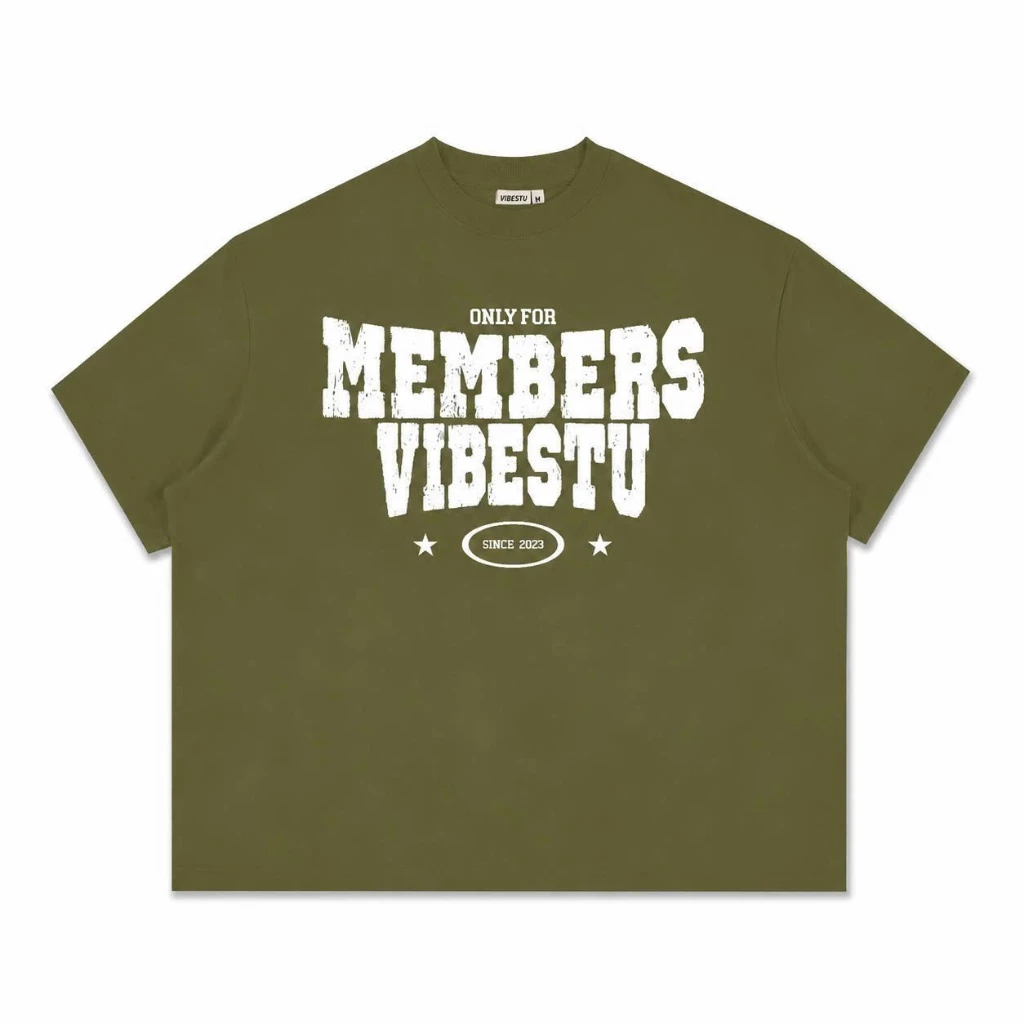 Áo thun tay lỡ unisex form rộng VIBESTU, Áo phông nam nữ ulzzang
