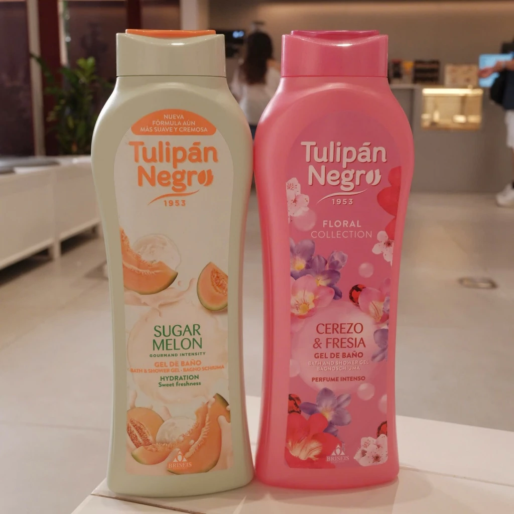 (GIAO NGẪU NHIÊN) Sữa tắm Tây Ban Nha Tulipan Negro Thơm Sang Trọng - 650ml