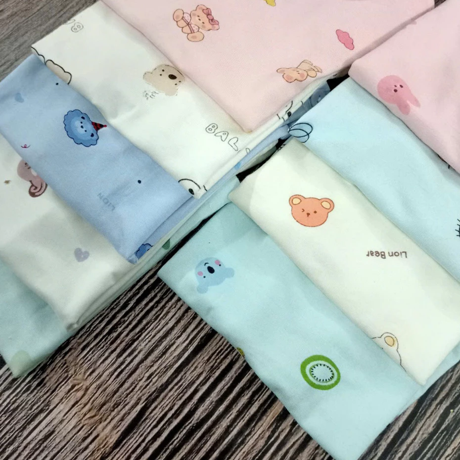 [A22 - Siêu Mềm, Mát] Áo Cộc Tay Thun Lạnh Ava Cổ Tròn Cúc Vai Chất Vải Petit Cho Bé Trai Bé Gái