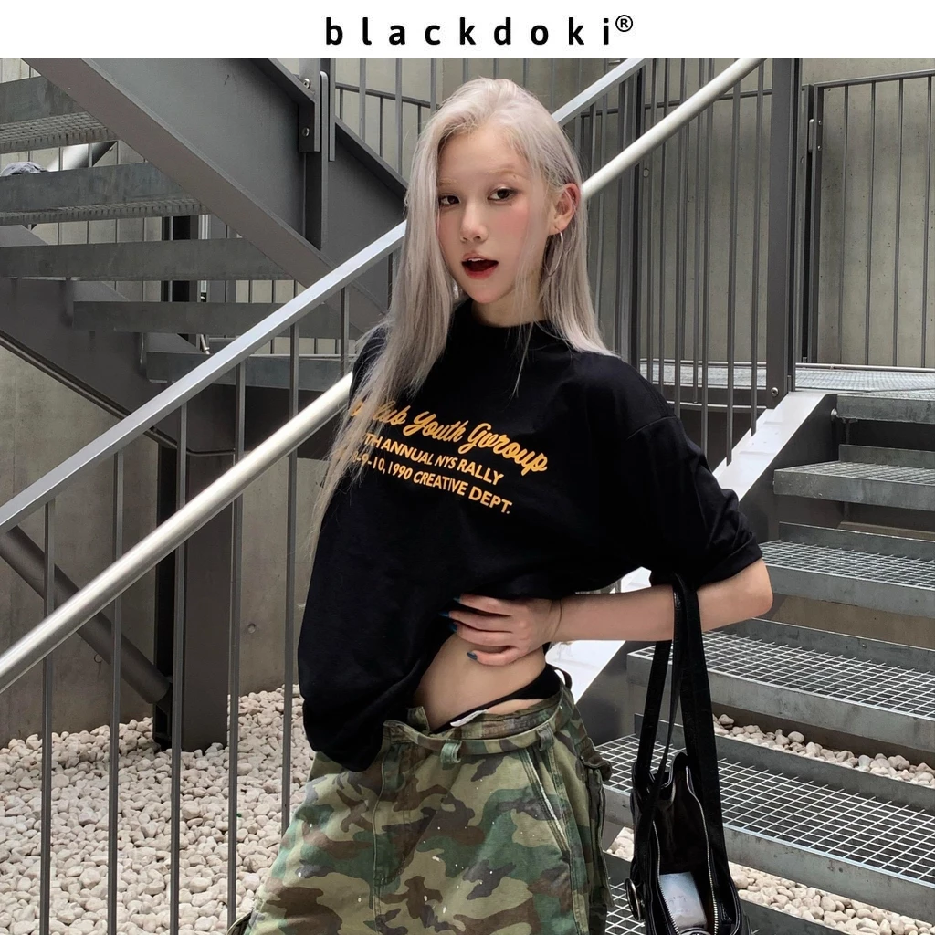 [NEW] Áo thun BLACKDOKI-Gvroup , áo phông basic hiện đại chất cotton nam nữ uniesx 245gsm tay lỡ
