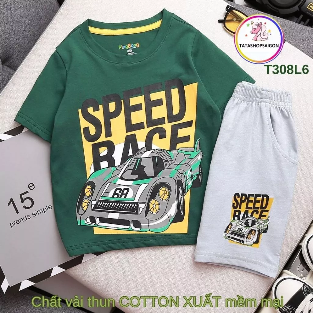 XẢ 11 đến 14kg - Đồ bộ cho bé trai size nhí nhiều mẫu thun cotton xuất in hoạt hình hit hot VNXK 8T