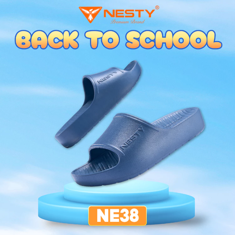 [NE38] Dép Bánh Mì Nguyên Khối Nam Nữ NESTY Chất Liệu EVA Cao Cấp 4cm ( KO3 )