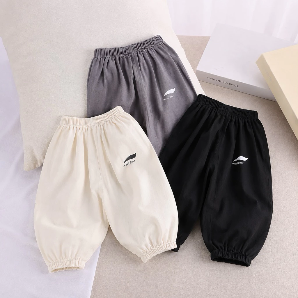 Quần Gió Bomber Cool Bear Phong Cách Hàn Quốc Cho Bé Trai Bé Gái 8-21kg