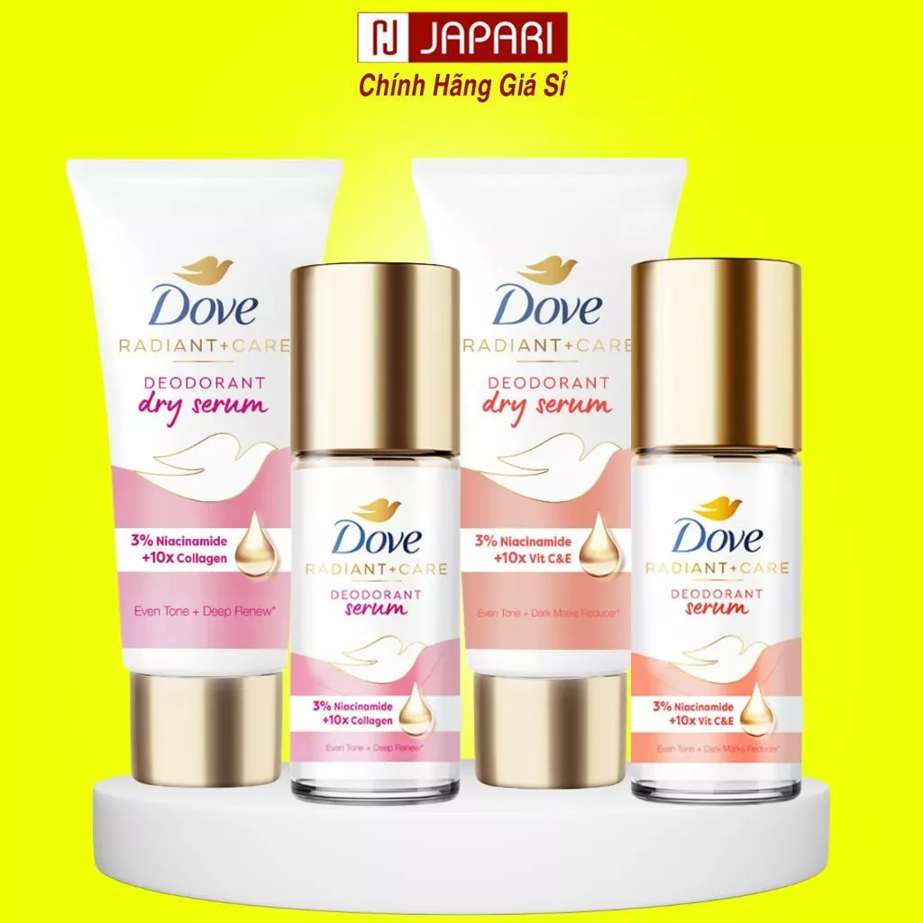 Lăn Nách Khử Mùi Dove Nữ CHÍNH HÃNG - Khử Mùi Dove Giảm Thâm, Dưỡng Sáng Da Dành Cho Nữ - JAPARI