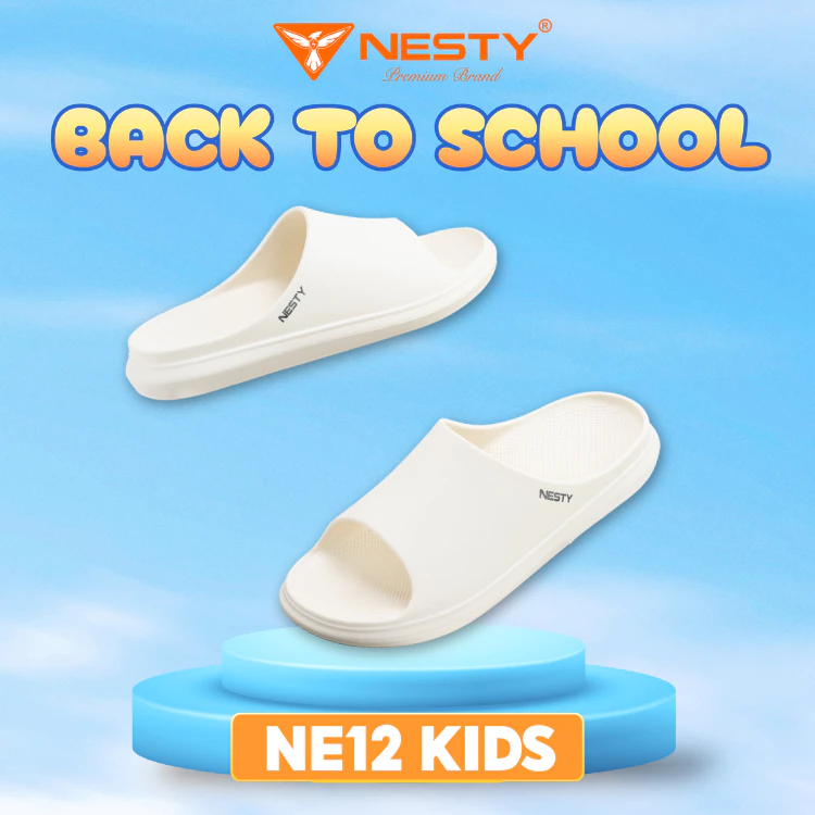 [NE12 KIDS] Dép Massage Quai Ngang Trẻ Em Thương Hiệu NESTY Chất Liệu Nhựa EVA Cao Cấp (KO3)