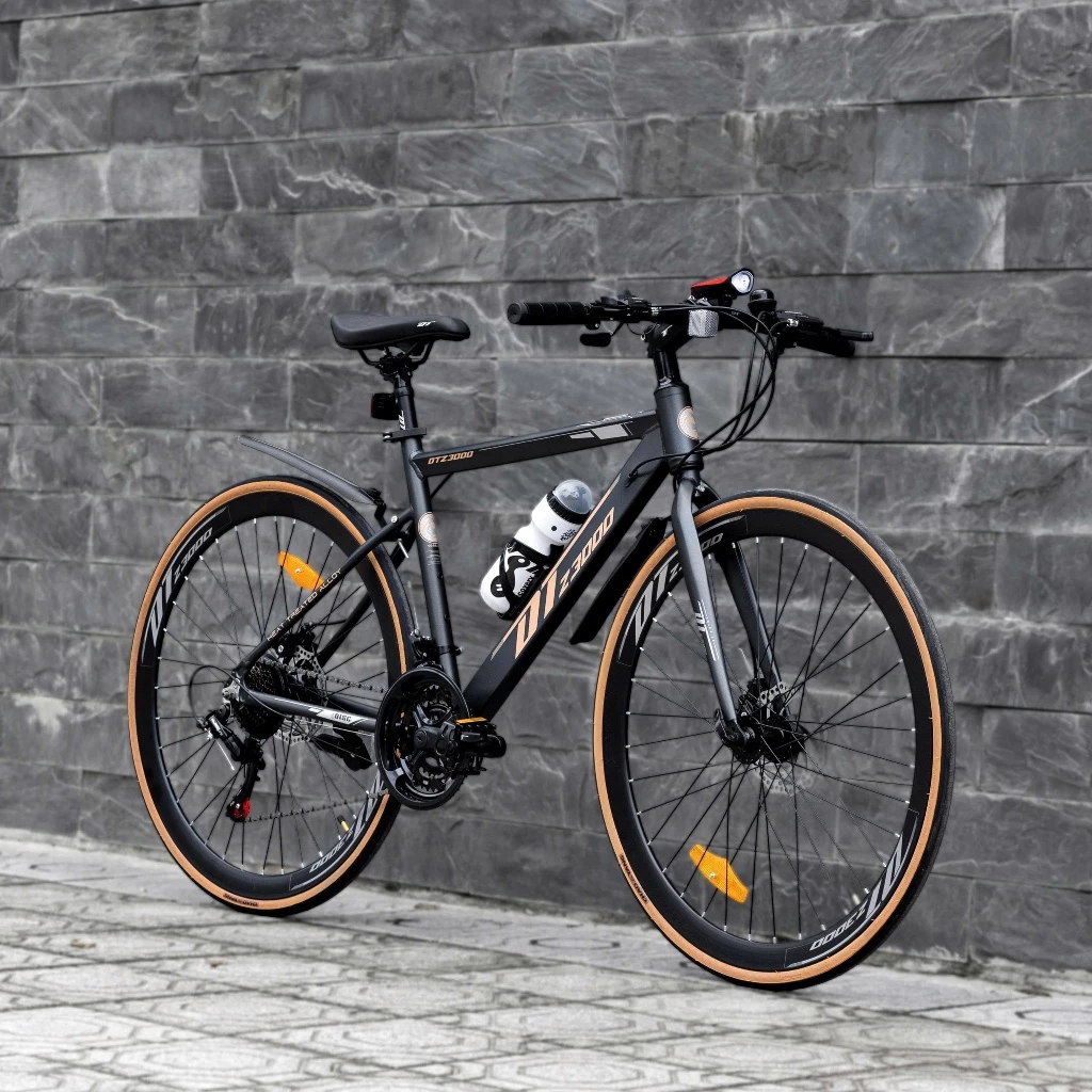 Combo Ưu Đãi DTZ3000 + Đèn Còi - Xe Đạp Thể Thao Khung Nhôm, Shimano 21 Tốc Độ, Bánh 27.5 Inch