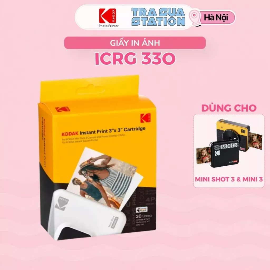 Giấy Ảnh Kodak ICRG - 330 (Dành Cho Mini 3/ Mini Shot 3/ C300R/ P300R)