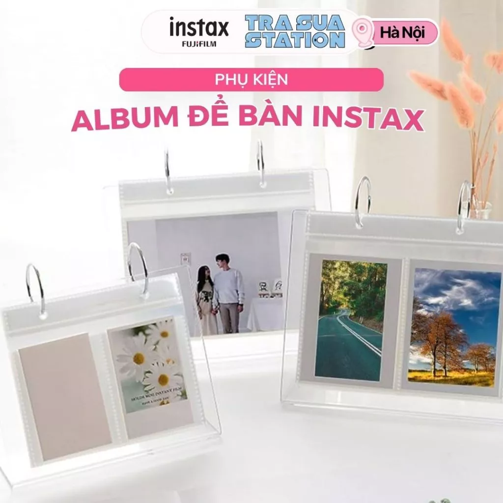 Album instax mini (68 ảnh) / instax wide (34 ảnh) Caiul - Mẫu để bàn